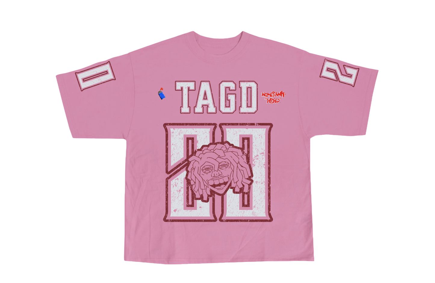 "BUBBLEGUM" JERSEY PRINT TEE