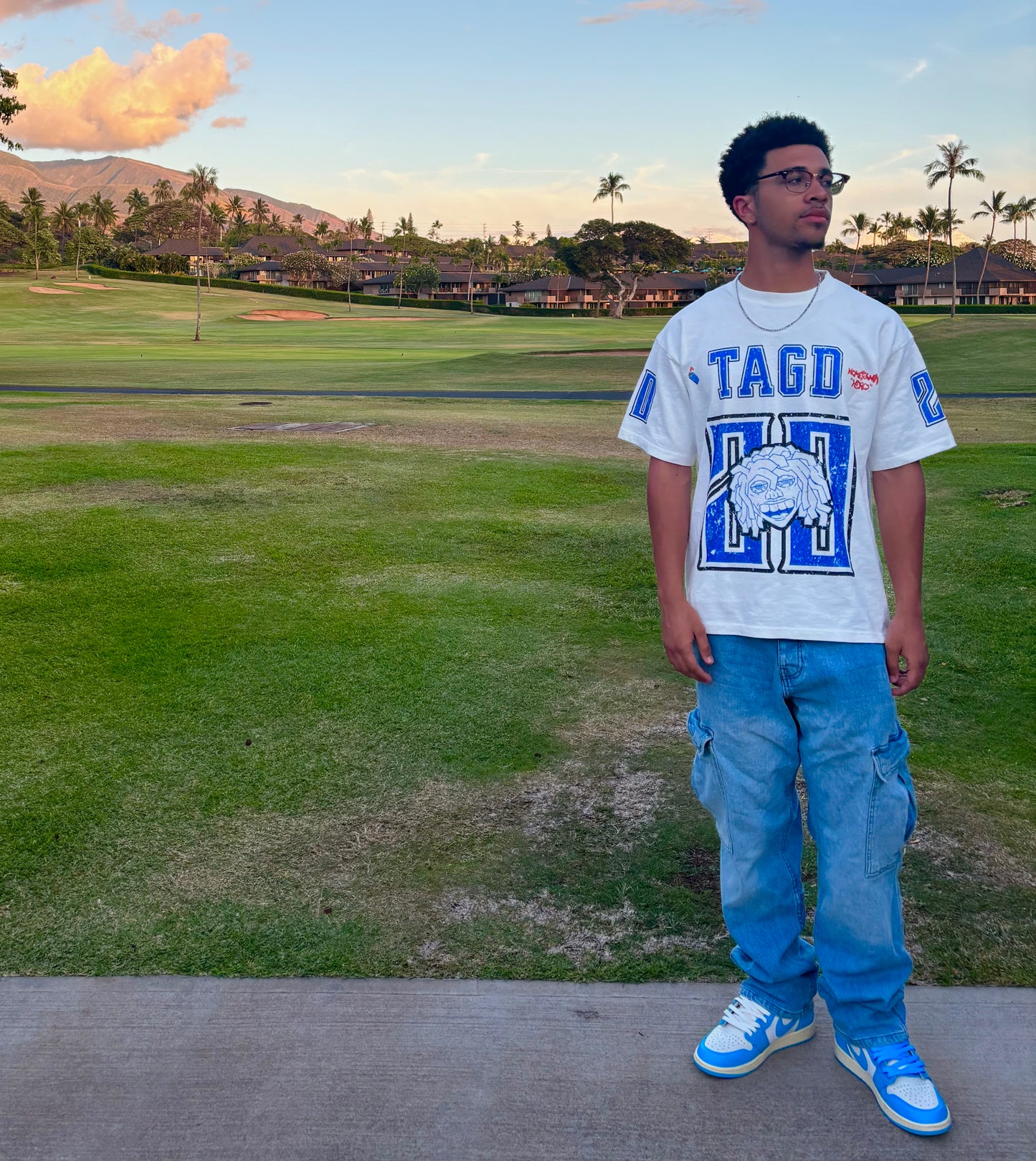 "FROST" JERSEY PRINT TEE