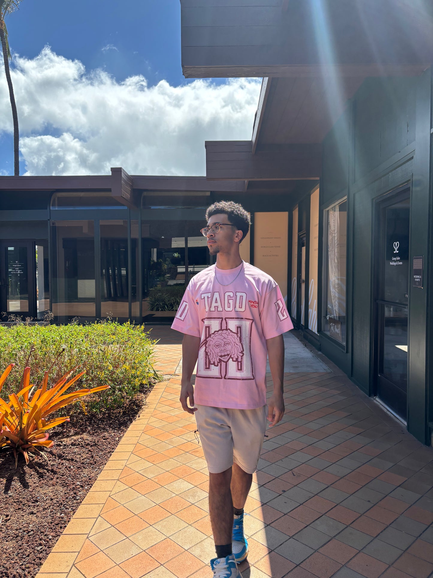 "BUBBLEGUM" JERSEY PRINT TEE