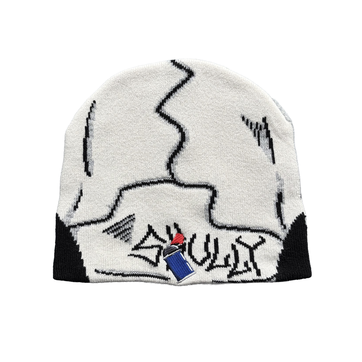 TAGD Skull Beanie Back View