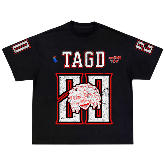TAGD JERSEY PRINT TEE